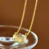 Collar Lipar Crystal Luz de Lujo Nicho Baoman Multicolor Corte Irregular Aguamarina Diseño Simple para Mujer