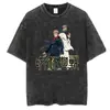 Camiseta Casual Oversized de Verão Manga Anime Camisetas Gráficas para