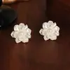 Aretes de Camelia para Mujer, Aretes Únicos y Hermosos Adecuados para Verano, Aretes de Flor Estilo Vacacional 2025 Nuevo Estilo Caliente