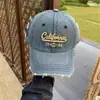 Sombrero de Vaquero Gorra de Pico para Mujer Primavera y Otoño Estilo Coreano Más Fácil de Combinar con la Cara Mostrando Cabeza Pequeña Grande Circunferencia Nueva Carta Bordada Béisbol