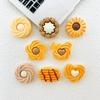 Galletas de Simulación de Cara Brillante DIY Accesorios de Resina Hecho a Mano Horquilla Carcasa para Teléfono Móvil Ropa Hebilla para Zapato Bolsa de Material