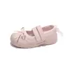 Sandalias para Niñas 2026 Verano Nuevo Estilo Zapatillas de Princesa para Niños con Punta Cerrada Zapatos de Malla con Lazo de Malla para Niñas Suela Suave