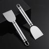 Rascador de Acero Inoxidable Cuchillo de Limpieza Rascador para Descongelar Refrigerador Rascador para Juntas de Piso Rascador para Eliminar Pegamento de Vidrio