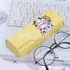 Serie de Impresión Digital caja para gafas de sol de inyección de tinta excelente calidad Almacenamiento cuadrado cuero LOGOTIPO personalizado caja de espejo para estudiante