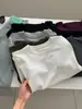 Camiseta feminina de algodão escovado, manga curta, gola redonda, cor sólida simples, estilo coreano, modelo básico outono 2026, modeladora e versátil
