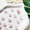 Verão Fresco Rosa Acessórios de Arte de Unhas Cola Macia Decoração de Arte de Unhas Borboleta DIY Acessórios para Brincos Mix de Acessórios para Unhas