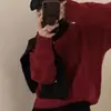 Nuevo suéter de punto trenzado estilo retro coreano para otoño e invierno para mujer, holgado y casual, top de punto adelgazante para mujer, ropa de mujer de moda