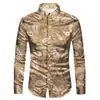 Europa Transfronteriza Comercio Exterior 2026 Nuevo Estilo Casual Versátil Moda Tendencia Retro Serie Camisa de Manga Larga para Hombre