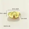 Mini lingotes sólidos de oro metálico, lingotes de oro simulado, artesanías metálicas al por mayor, accesorios para marcos de fotos, material de relleno