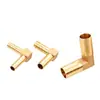 Codo Pagoda de Doble Enchufe de Cobre Manguera de Gas Piezas Neumáticas Conector Pagoda 4-19mm Ángulo Recto 90 Grados Cabeza Verde
