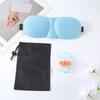 Em estoque Máscara de Dormir 3D Confortável Respirável Leve Bloqueio de Luz Bolsa de Armazenamento para Máscara de Dormir Protetores Auriculares Conjunto de 3 Peças
