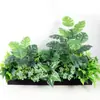 Conjunto de Plantas Verdes Simuladas Combinação Flor Artificial Divisória de Flores Calha de Flores Caixa de Flores Departamento de Vendas Decoração de Restaurante Flores e Plantas