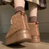 Pantuflas de Algodón Fáciles de Poner, Forradas de Felpa, Botas de Nieve de Suela Gruesa, Botas para Mujer, Ins de Invierno, Zapatos de Algodón Versátiles y Cálidos de Caña Corta para que las Mujeres los Usen Afuera