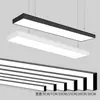 Iluminação de Teto em Canaleta Quadrada Estilo Diamante Espessada para Escritório e Sala de Aula, Loja e Supermercado