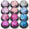 Produtos quentes Amazon transfronteiriços 1+2+3 joias de unha com lantejoulas mistas esmalte em gel para unhas maquiagem glitter atacado