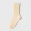 Calcetines para Hombre y Mujer, Engrosados y Cálidos, Calcetines de Rizo de Algodón Puro, Altamente Elásticos, Transpirables, No Constrictivos, Calcetines de Rizo de Tubo Alto, Esenciales para Otoño e Invierno