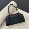 2026 Nuevo Modelo de Gama Alta Bolso de Mano India Bowling Completamente de Cuero Estilo Minimalista Old Money Bolso de Hombro Bajo el Brazo