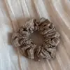 Goma para el pelo de doble capa estilo coreano para cabello oscuro para mujer, Cuerda para el pelo de alta gama estilo perezoso de otoño e invierno, Banda elástica de alta elasticidad, Accesorio para el pelo tipo intestino delgado
