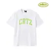 Marca de moda estadounidense Corteiz Camiseta Casual Deportiva Holgada de Manga Corta con Estampado de Barco de Crucero Alcatraz para Pareja