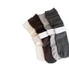 Colección de Calcetines ApiladosOtoño/Invierno 2026 Calcetines de Media Pantorrilla Sin Costuras Simples Amigables con la Piel Estilo Coreano Calcetines Apilados Calcetines de Algodón para Estudiantes