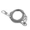 Popular Correa de Acero Inoxidable para Perro Transfronteriza Correa para Perro Pequeño, Mediano y Grande Correa para Perro de Alambre para Mascotas Cadena Engrosada Correa para Perro