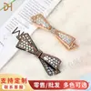 Novo Brilho Super Strass Laço Dupla Camada Roupas Decorativas Sapatos Flor Fivela de Sapato Acessórios para Sapatos Bolsas de Sapato DIY Acessórios Atacado