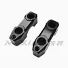 Adecuado para Abrazadera de Manillar Modificada Shengshi 368g con Función Extendida Tapa Superior Fija Accesorios para Manillar de Aleación de Aluminio CNC