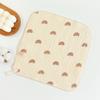 Babero para Bebé Primavera y Verano Crepé Fino Toalla Triangular de Cuatro Capas Babero para Niños Toalla Resbaladiza de Gasa de Algodón Impermeable para Bebé
