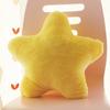 Travesseiro de pelúcia em forma de coração, travesseiro fofo de estrela, estrela de cinco pontas, abraço para dormir, atacado