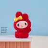 Novos Adornos de Carro Fofos de Pelúcia Flockada, Acessórios Populares DIY para Artesanato, Pendentes e Decorações