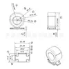 Base de anillo magnético de 14 mm, base de inductor, base - BASE-047