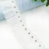Tela de Malla Blanca, Cinta de Malla Plisada con Remaches, Accesorios de Adorno de Encaje, Accesorios de Cinta para Adorno de Ropa Hecho a Mano para DIY