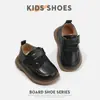 Zapatos de Cuero Suave para Bebé, Zapatos Individuales para Niños, Zapatos Versátiles Estilo Británico para Niñas, Zapatos Antideslizantes Elegantes y Sencillos para Caminar para Niños Pequeños