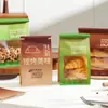 Bolsa de embalaje para pan de molde de 450g bolsas para bagels pan horneado bolsa para comidas pan de molde bolsa autosellante bolsa de embalaje para croissants en rodajas