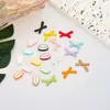 Mariposa Linda Combinada con Placa Dorada Cuentas de Agujero Recto Accesorios para Joyería DIY Pulsera Collar Materiales Hechos a Mano Venta al por Mayor