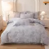 Conjunto de cama de quatro peças, 100% algodão, qualidade A, espessado e escovado para maior conforto, adequado para outono e inverno, atacado e dropshipping disponíveis do fabricante para vendas transfronteiriças