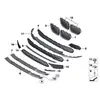 51117303768 Es Adecuado para la Cubierta del Recorte del Labio Inferior del Parachoques Delantero del Bmw X1 E84 2012 - 2015