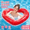 Stock Listo del Fabricante de Flotadores de Natación de Plumas en Forma de Corazón, Flotadores de Natación Transparentes de Plumas para Adultos, Flotadores de Natación con Diseño Romántico