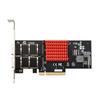 Tarjeta de Red de Doble Puerto 40G 10 Gigabit XL710-QDA2 PCI-E X8 QSFP Tarjeta de Red de Fibra 10 Gigabit