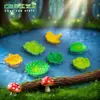 Micro-Paisagem Criativa Estéreo Folhas Artificiais Flutuantes Decoração DIY Acessórios para Pendurar Fotografia de Jardinagem Paisagismo Pequenos Ornamentos