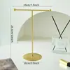 Suporte de exibição em ferro forjado para colares, pulseiras e pequenos pingentes, prateleira de mesa com toque de luxo, porta-joias, suporte de exibição de acessórios