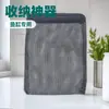 Bolsa de malla para material filtrante de acuario, carbón activado, cremallera de nailon, para recolección de peces, bolsa de malla gruesa para material filtrante de estanque de peces