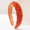 Diadema He Ming Transfronteriza Nuevo Estilo Estilo Barroco Retro Color Sólido Serie de Colores Dopamina Diadema Accesorios para el Cabello Exquisitos de Alta Gama