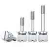 Tornillos Antiaflojamiento de Acero Inoxidable 304 al por Mayor en Stock M3-M8 Cabeza Plana Moleteados de Mano Antiaflojamiento