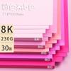 Cartulina Rosa A4 Dura Hecha a Mano Rosa Color Claro Cálido Engrosada A3 Papel de Fondo a Todo Color 4K Papel de Color 8K