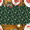 Camino de mesa Copo de Nieve de Alce Fiesta Navideña Decoración de Mesa de Comedor Mantel Fiesta en Casa Decoración de Mesa de Comedor Mantel Venta al por Mayor Transfronteriza
