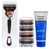 Rasuradora Manual de Cinco Capas con 5 Cuchillas, Artesanía Alemana, Rasurado Cómodo, Rasuradora Clásica para Barba, Rasuradora para Rasurar la Cara