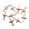 Pingente Estrela Quadrada Pequena Tridimensional Multicolorido DIY Acessórios de Joias de Liga Vintage Pingente de Colar Quente de Vendas Transfronteiriças