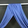 Decoração de Arco para Cena de Casamento Tecido Chiffon com Pérolas Cortina de Tecido de Fundo Gaze Fundo para Teto de Casamento Tecido de Poliéster