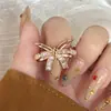 Xiaohongshu Lança um Novo Estilo de Anel com Laço Tridimensional para Mulheres, Design de Nicho, Anel de Alta Qualidade e Elegante